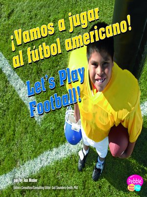 cover image of ¡Vamos a jugar al fútbol americano!
